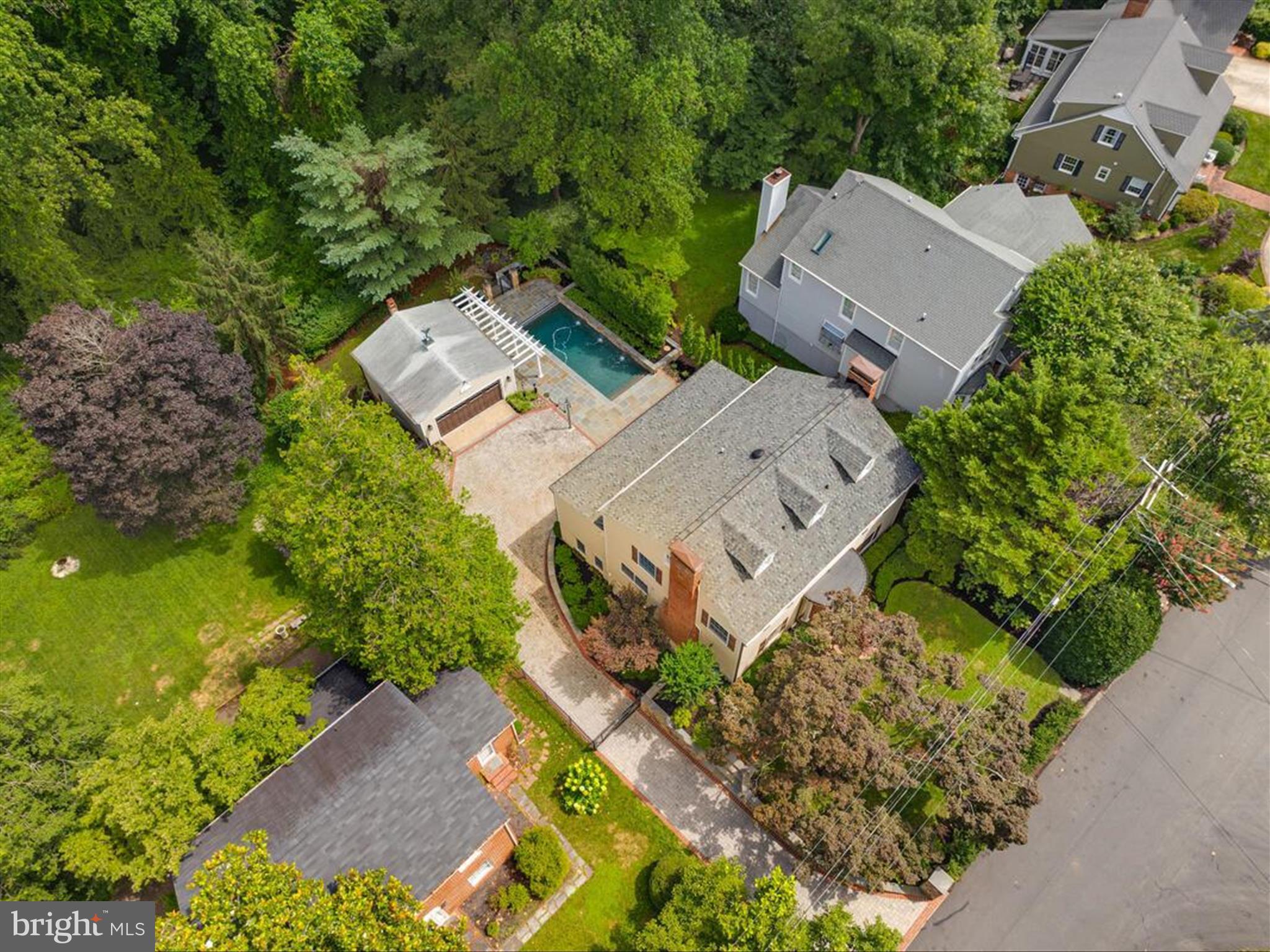 6 Brice Road Annapolis, MD 21409 - Photo 90 of 107 an aerial view of a house with a yard