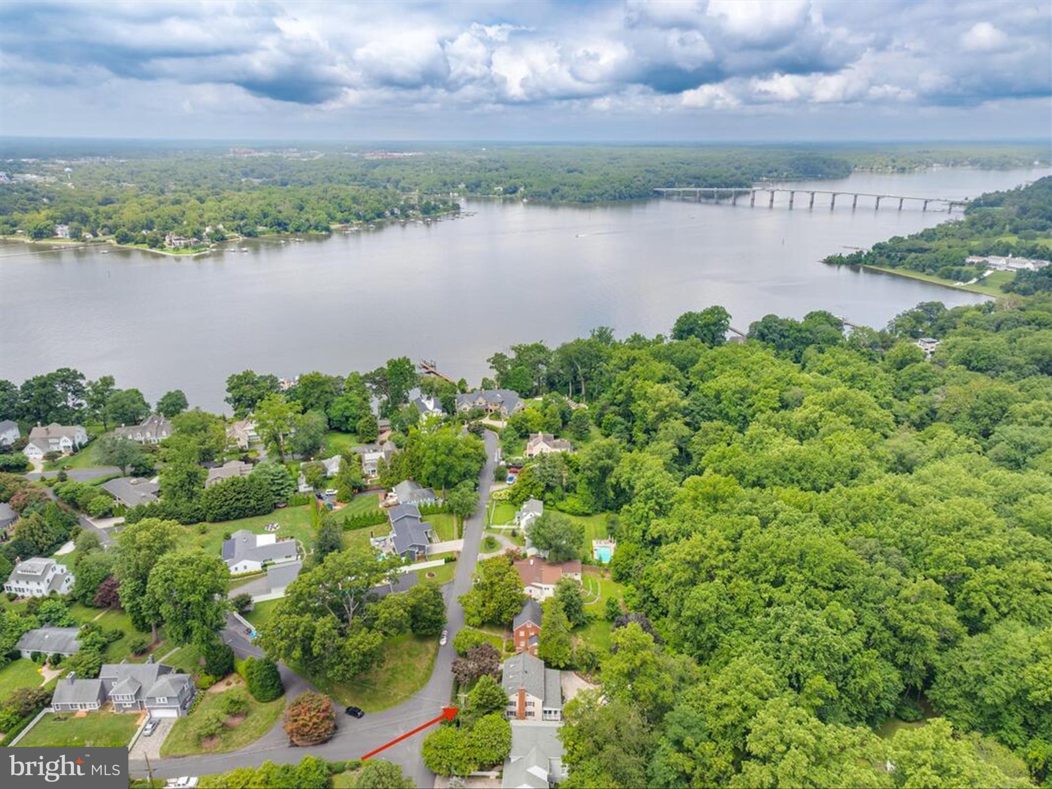 6 Brice Road Annapolis, MD 21409 - Photo 97 of 107 a view of a lake with a city view