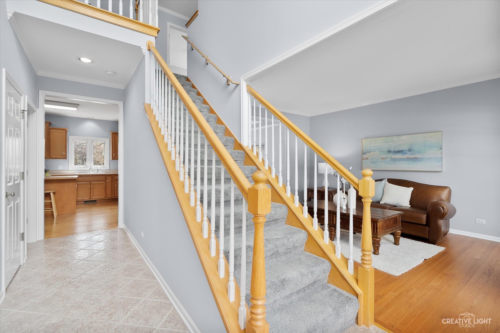 3812 Grassmere Road Naperville, IL 60564 - Photo 17 of 46 a view of entryway and hall with wooden floor
