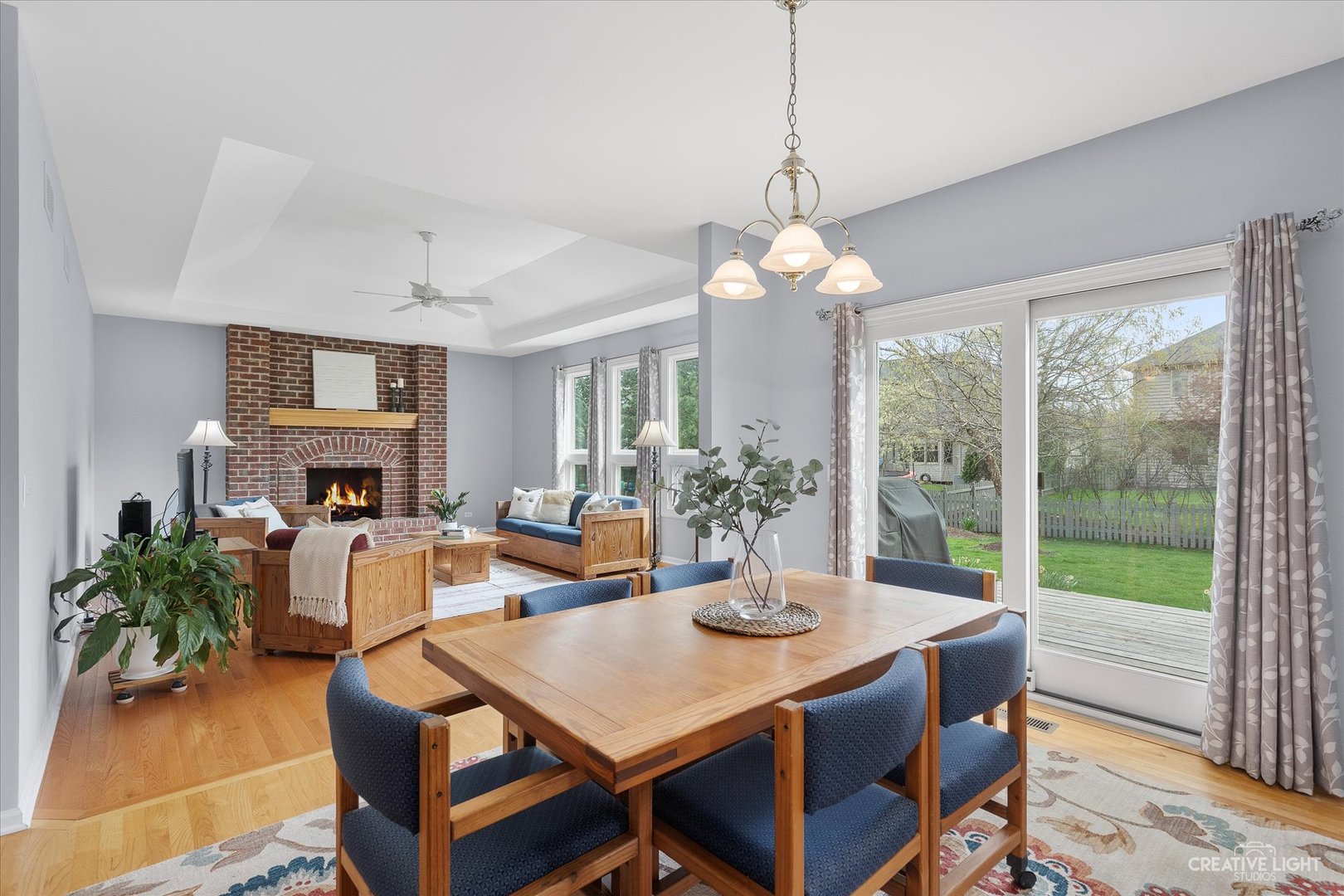 3812 Grassmere Road Naperville, IL 60564 - Photo 5 of 46 a view of a dining room with furniture window and wooden floor