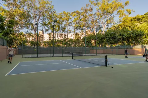 a view of a tennis court