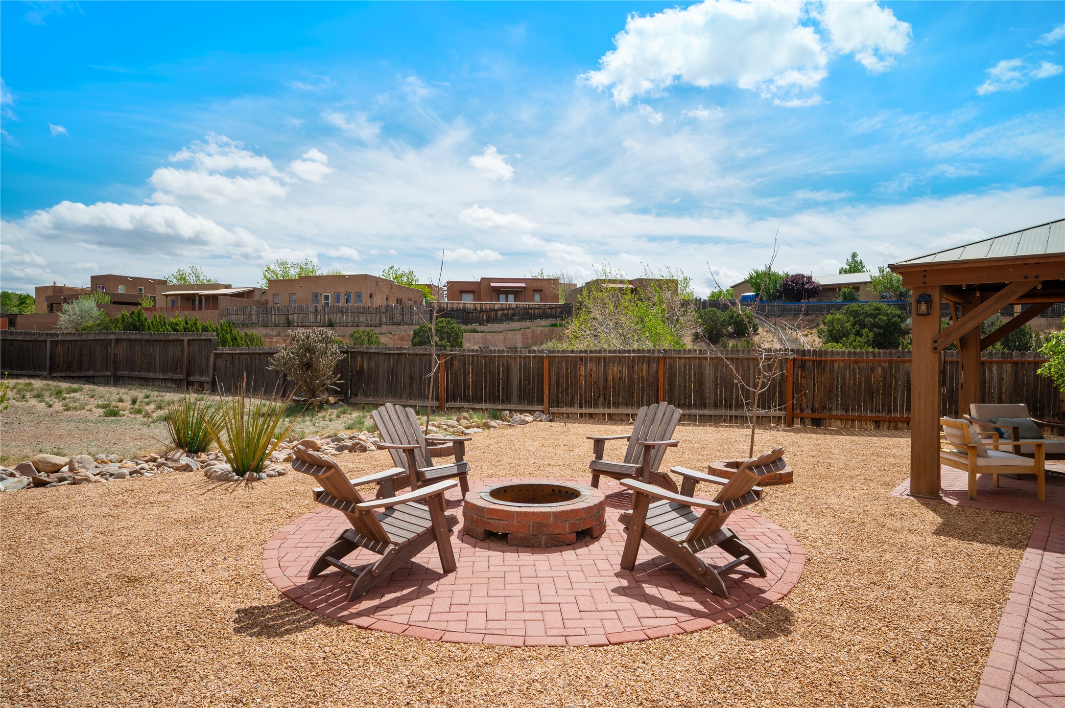 7320 Rio Del Sol Santa Fe, NM 87507 - Photo 21 of 23 Back yard
