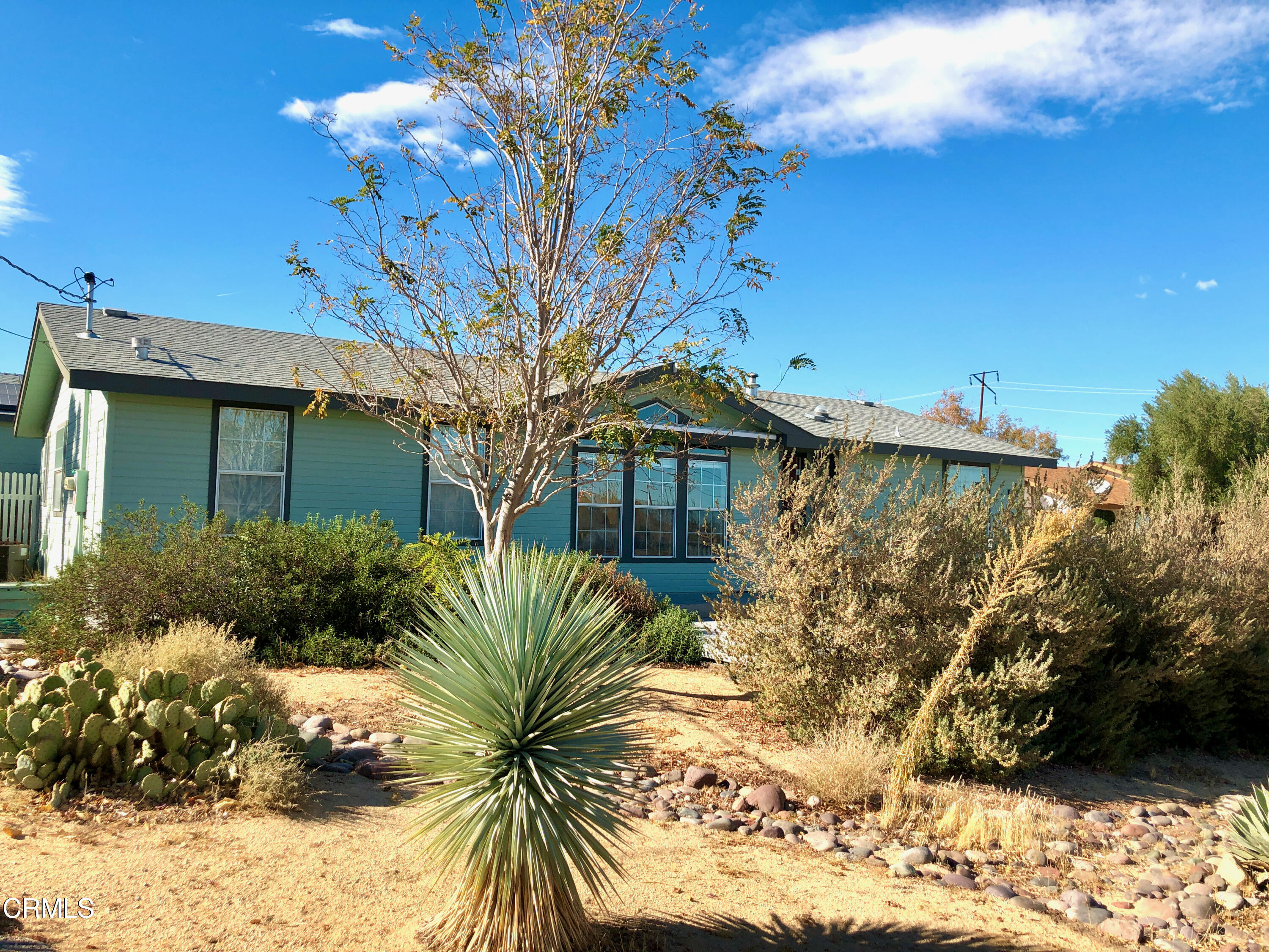7354 Quail Springs Road Joshua Tree, CA 92252 - Photo 42 of 56 a front view of a house with a yard