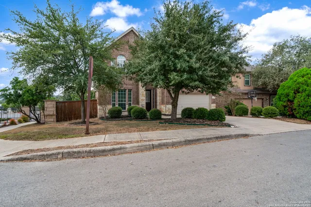 a house with a tree in front of it