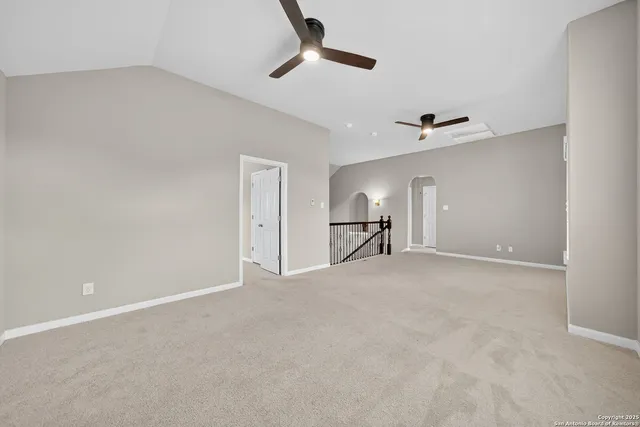 a view of an empty room