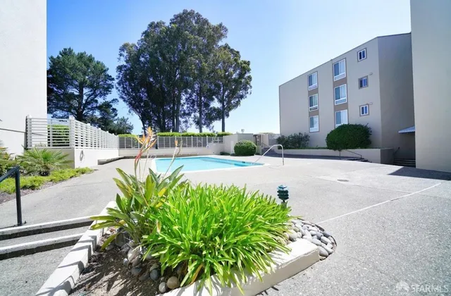 a view of road and trees