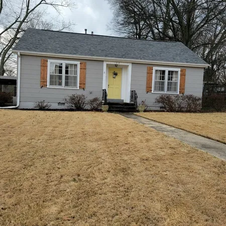 front view of house with yard