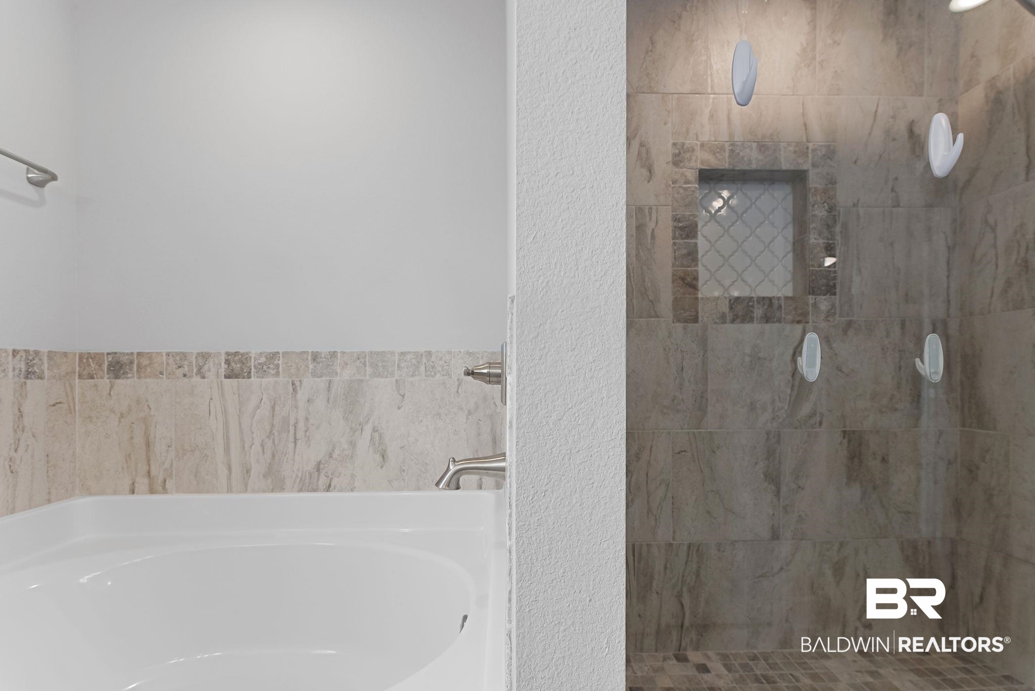 32868 Arbor Ridge Circle Lillian, AL 36549 - Photo 24 of 35 Full bath featuring a bath and walk in shower