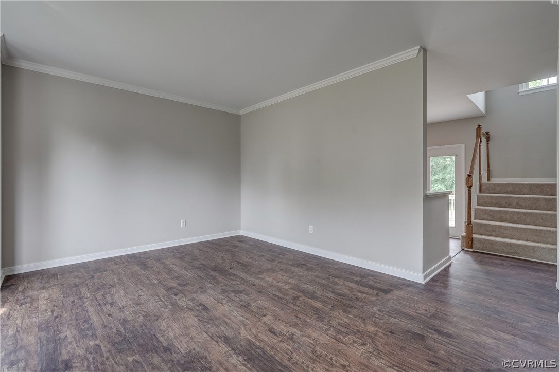 Crown molding, Large new Bay style windows for ext