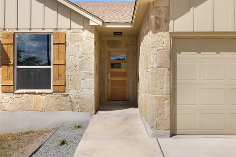a view of a refrigerator in the kitchen