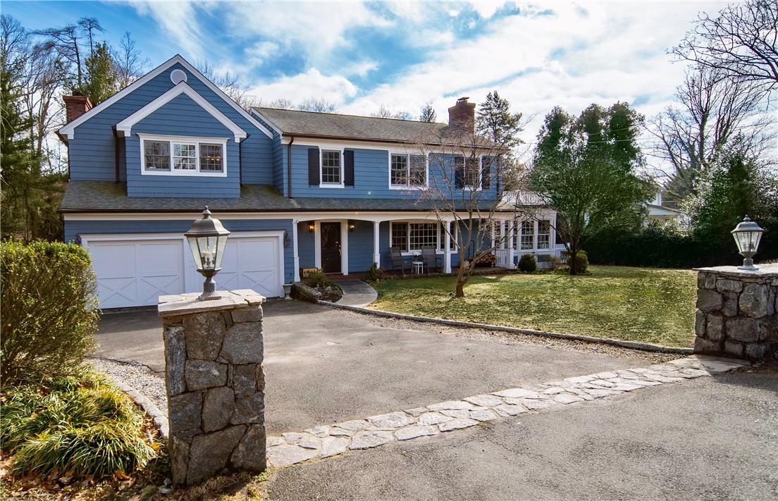 130 Grace Church Street Rye, NY 10580 - Photo 1 of 1 a front view of a house with a yard