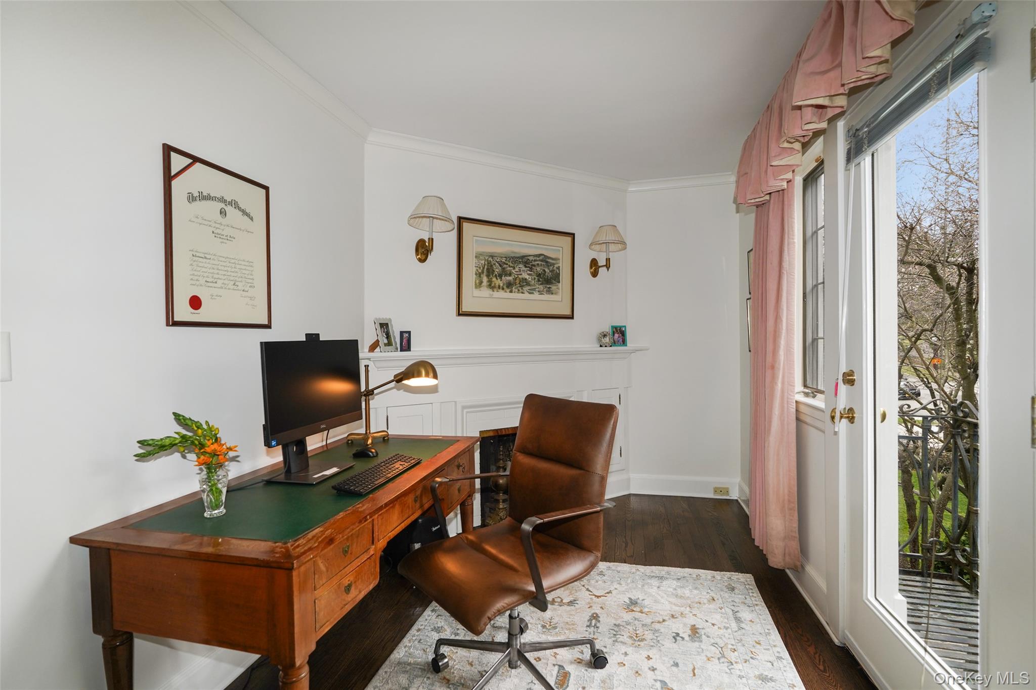 49 Moore Road Bronxville, NY 10708 - Photo 18 of 46 a view of a workspace with furniture and a window
