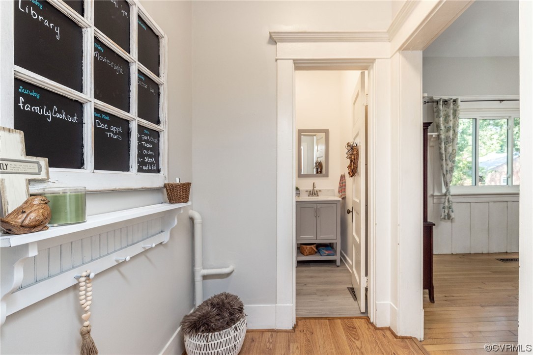 2731 Sherbourne Road Richmond, VA 23237 - Photo 16 of 45 a view of a kitchen from the hallway