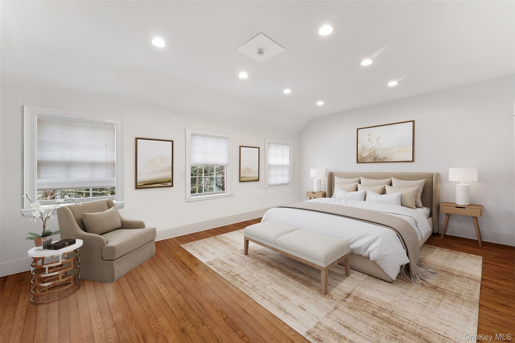 326 Heathcote Road Scarsdale, NY 10583 - Photo 21 of 40 Virtually staged guest bedroom on it's own landing with ensuite bathroom