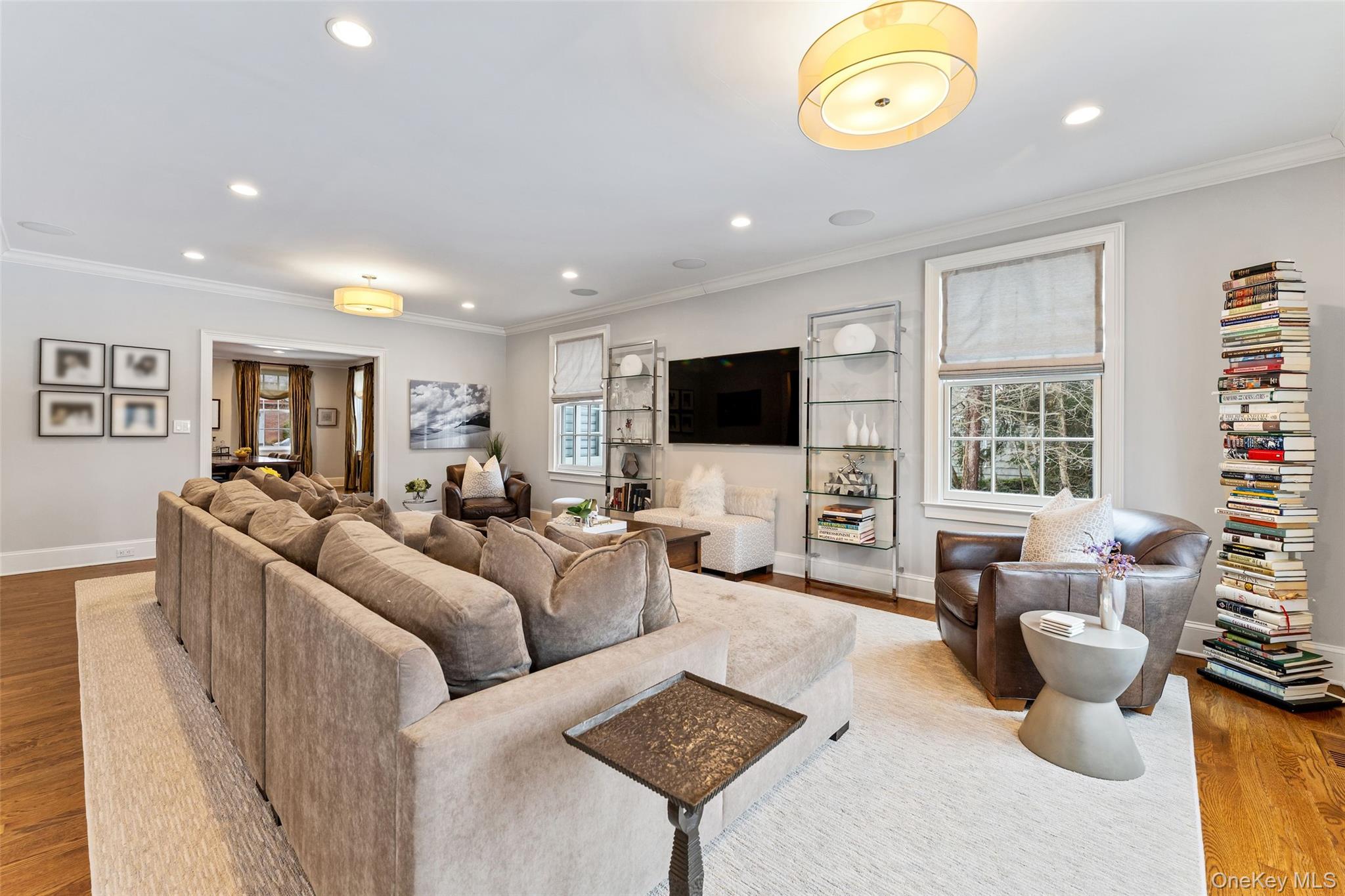 326 Heathcote Road Scarsdale, NY 10583 - Photo 8 of 40 Family room open to the eat-in kitchen