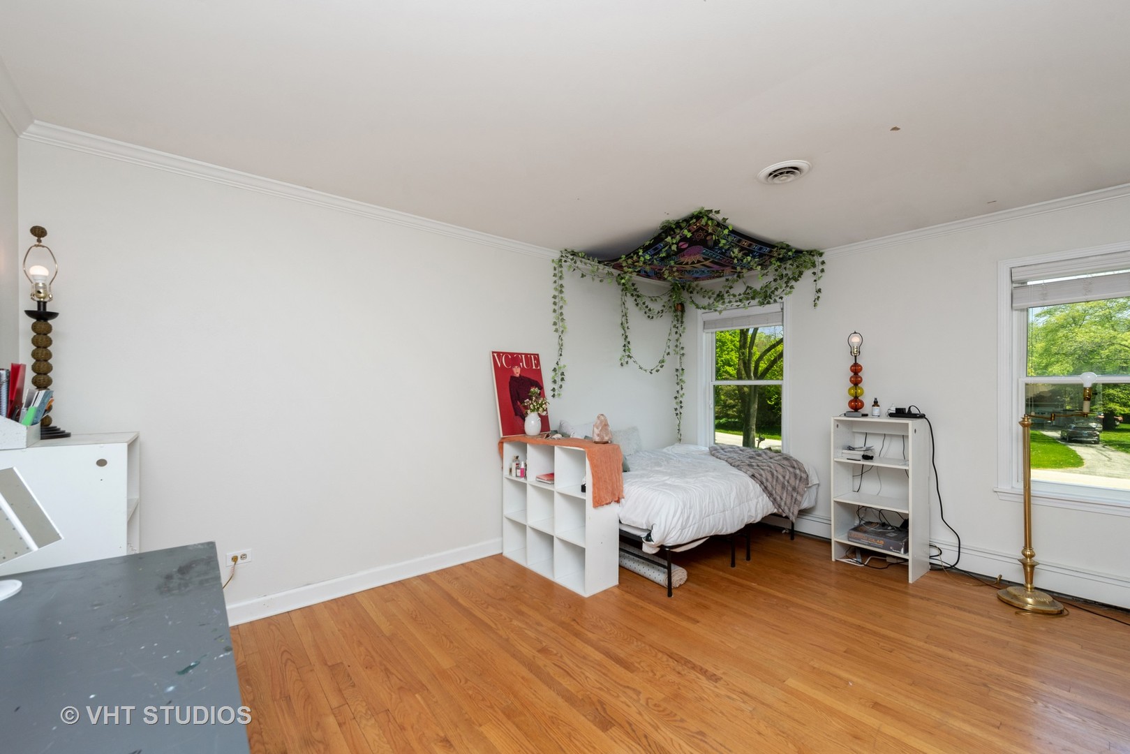 237 Valley Road Trout Valley, IL 60013 - Photo 14 of 48 a bedroom with furniture and a wooden floor