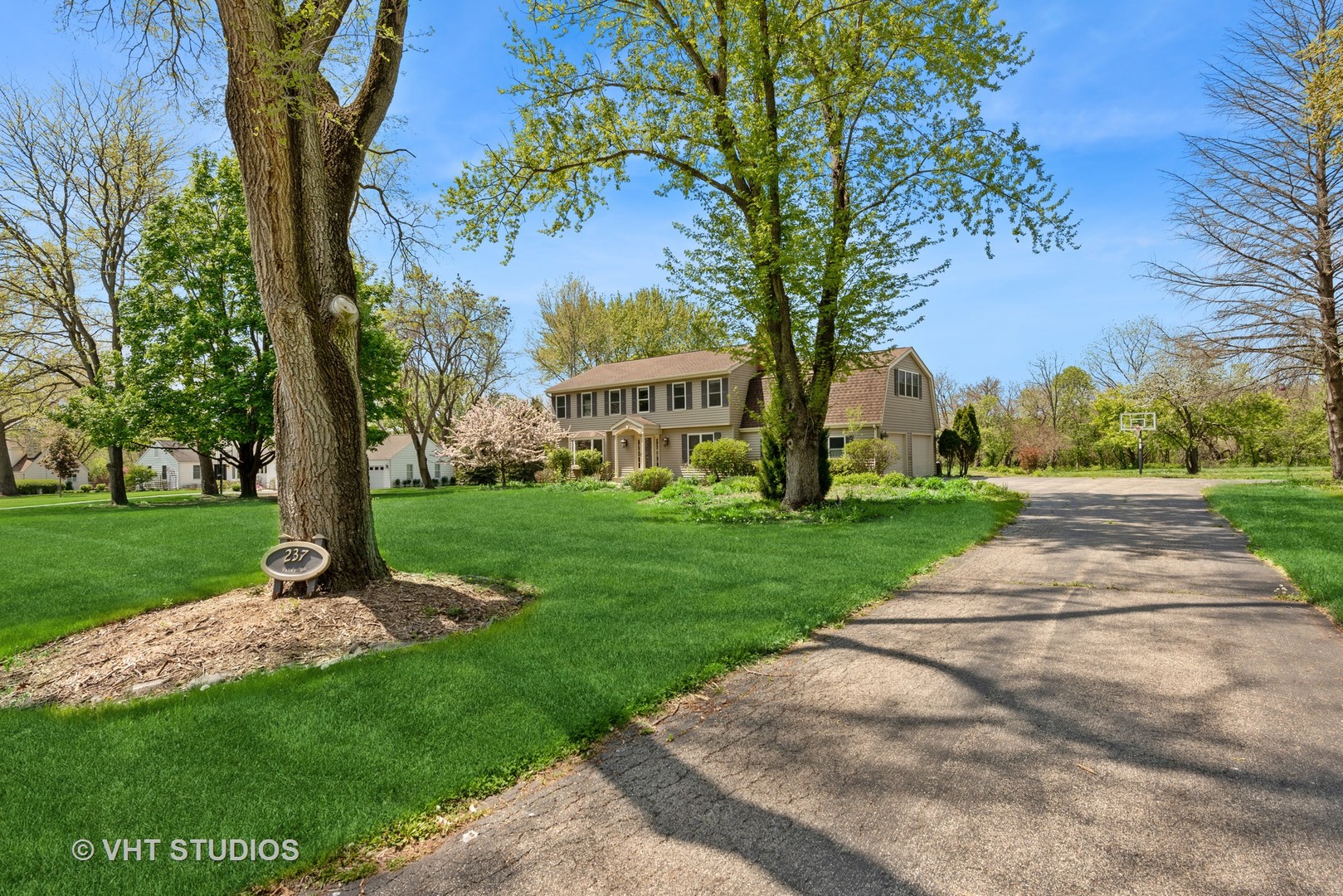 237 Valley Road Trout Valley, IL 60013 - Photo 2 of 48 a view of a park with large trees