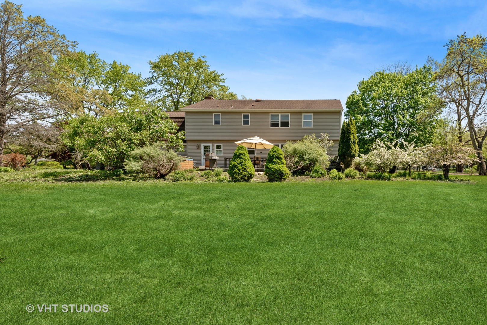 237 Valley Road Trout Valley, IL 60013 - Photo 26 of 48 a view of a house with a yard