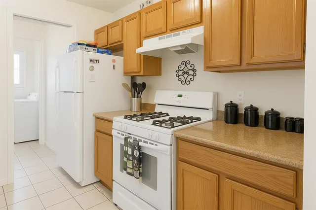 a bathroom with a sink vanity and a mirror