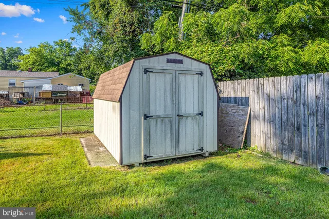 a view of a backyard with a garden