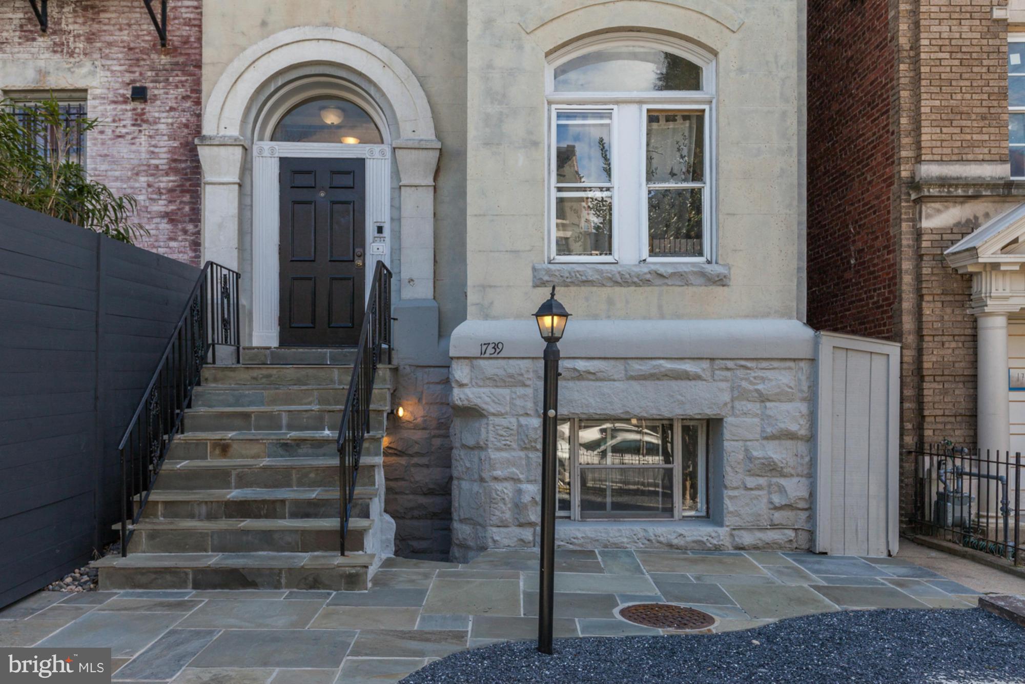 1739 19th Street Northwest Washington, DC 20009 - Photo 2 of 20 a view of the door of a house with entryway