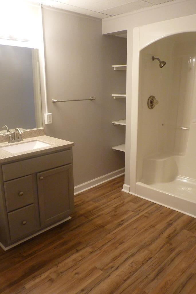 316 Lower Simmons Road Macon, GA 31220 - Photo 25 of 34 a bathroom with a sink and a mirror