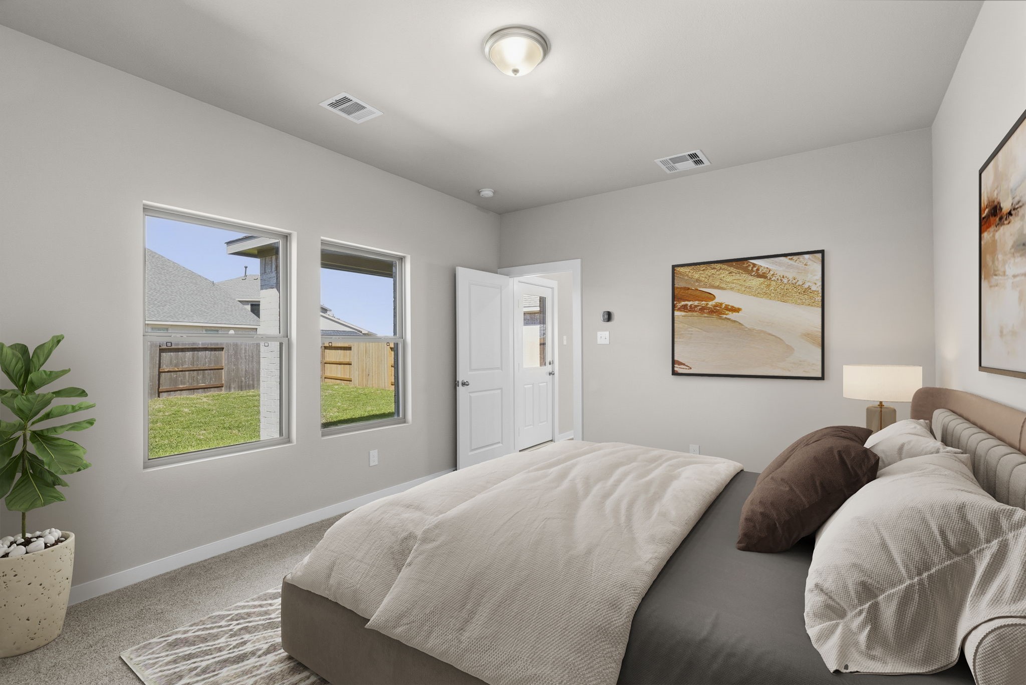 3627 Atlas Pt Lane Angleton, TX 77515 - Photo 14 of 36 a bed room with a bed and a window