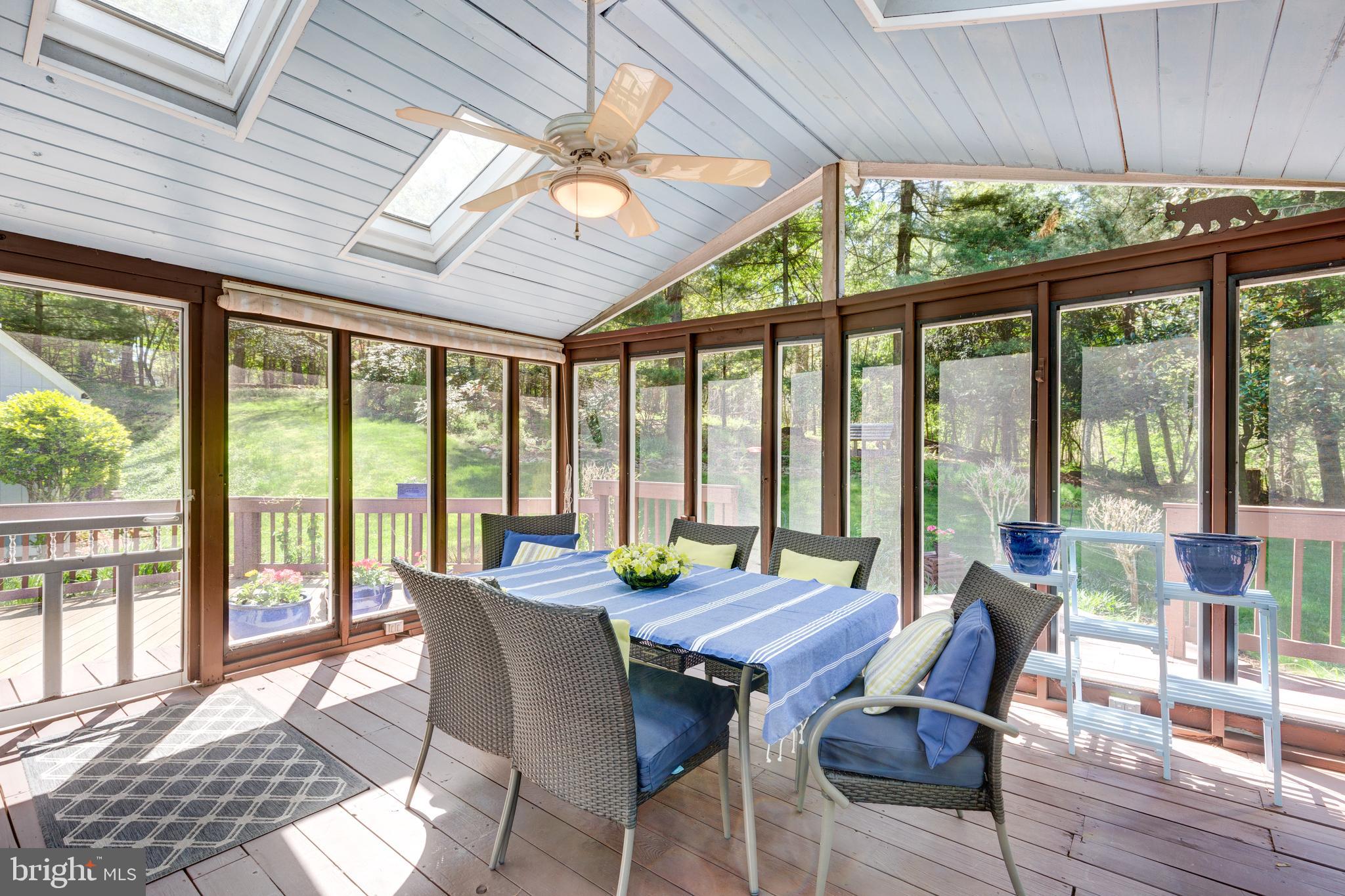 4734 Water Tank Road Manchester, MD 21102 - Photo 25 of 57 Screened Porch, planked ceiling