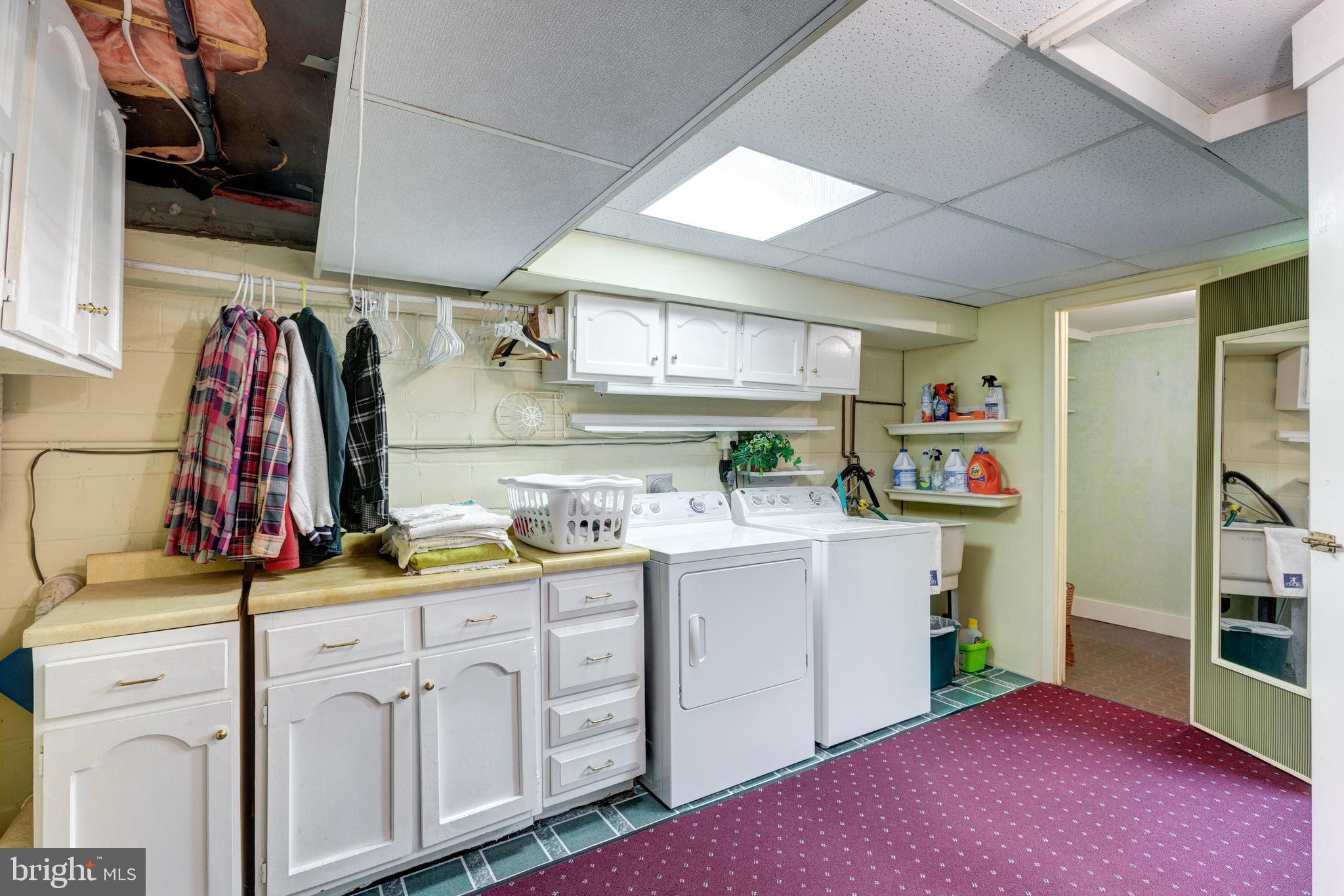 4734 Water Tank Road Manchester, MD 21102 - Photo 29 of 57 Basement Laundry Room, half bathroom