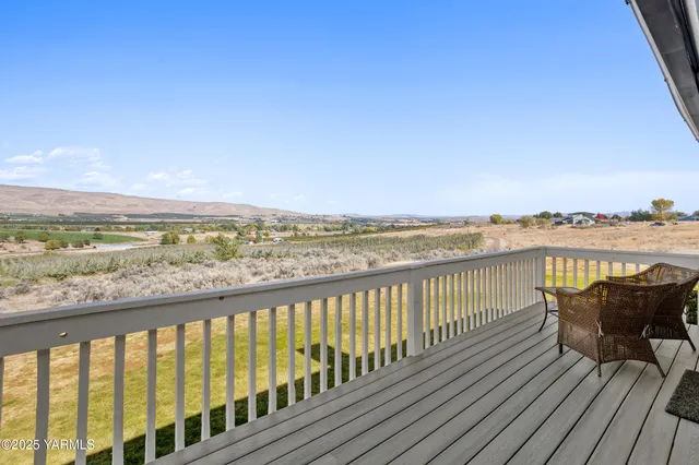 a view of city from roof deck