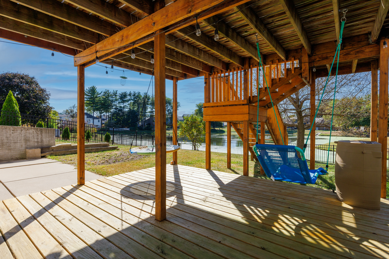 2405 Savanna Road Bloomington, IL 61705 - Photo 45 of 48 a view of a swimming pool with a porch