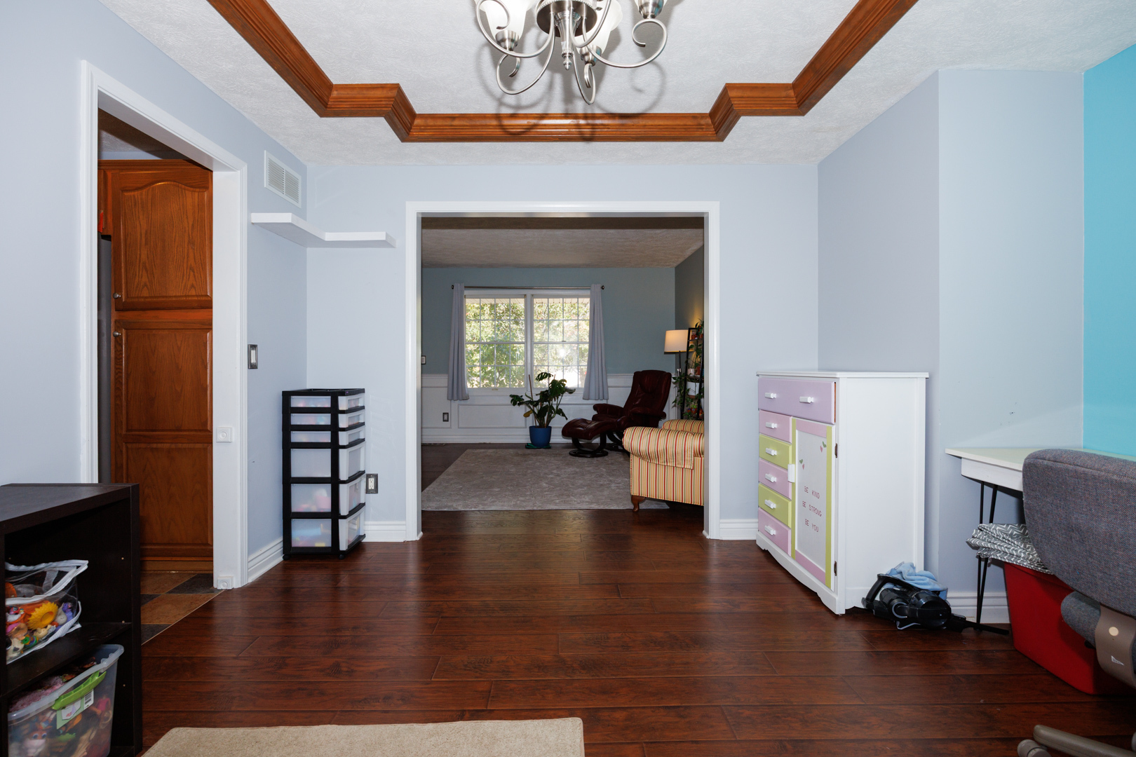2405 Savanna Road Bloomington, IL 61705 - Photo 6 of 48 a view of a livingroom with furniture hardwood floor and a view of living room
