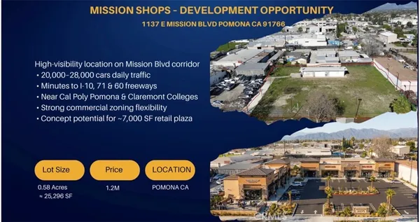 $1,200,000 | 1137 East Mission Boulevard, Pomona, CA 91766