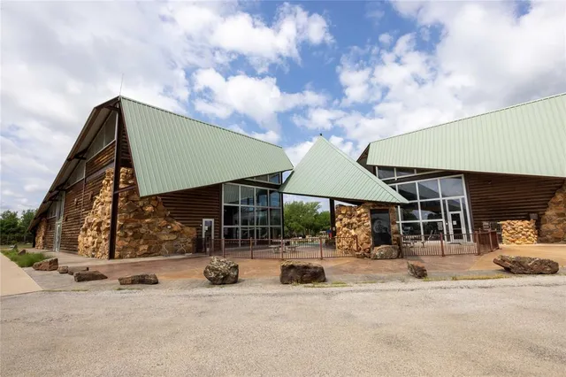 a view of a building with street