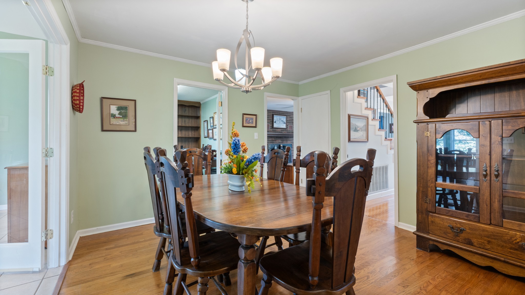 7 Scott Orchard Road Taft, TN 38488 - Photo 18 of 50 a view of a dining room with furniture and wooden floor