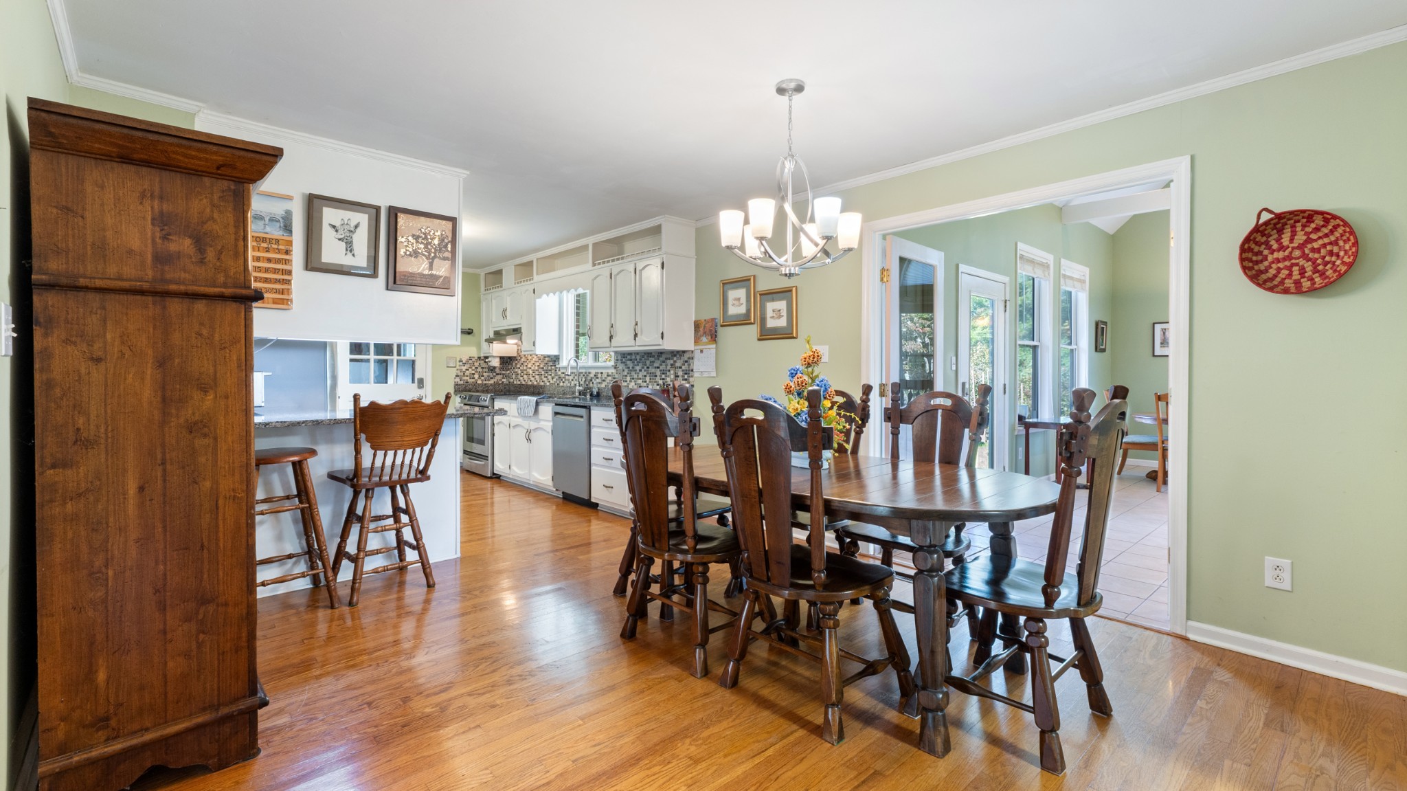 7 Scott Orchard Road Taft, TN 38488 - Photo 19 of 50 a view of a dining room with furniture and wooden floor