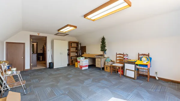 a view of game room with toys