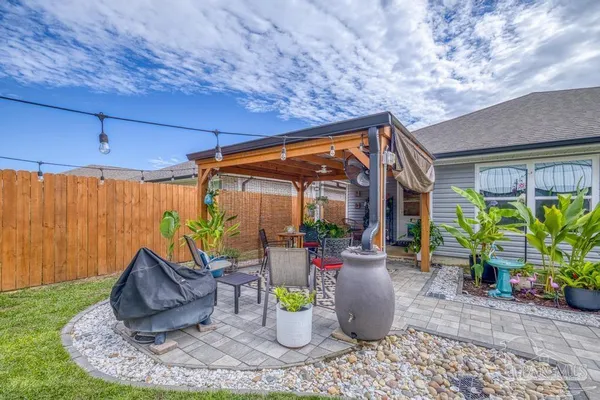 a view of outdoor seating