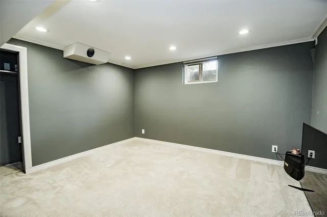 a view of an empty room