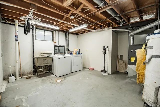 a view of a storage room