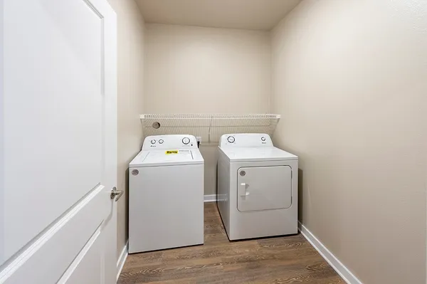 a close view of closet