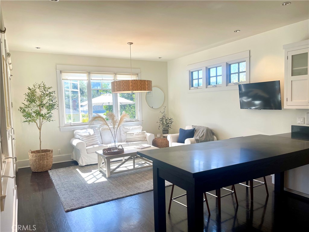 562 24th Place Hermosa Beach, CA 90254 - Photo 72 of 75 a view of a dining room with furniture and a potted plant