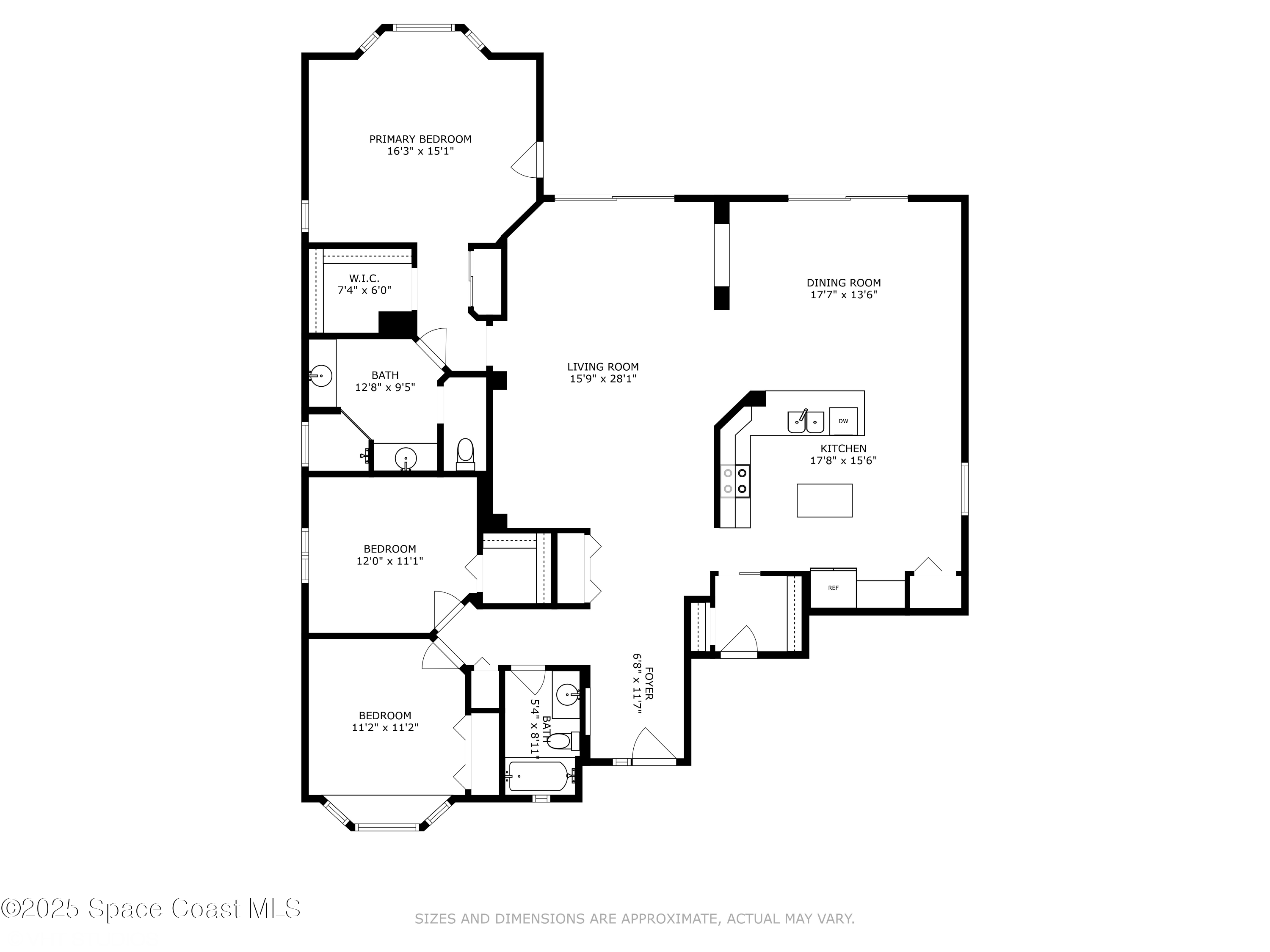 652 Hatteras Court Southwest Vero Beach, FL 32968 - Photo 48 of 48 a picture of a bench in front of a wall