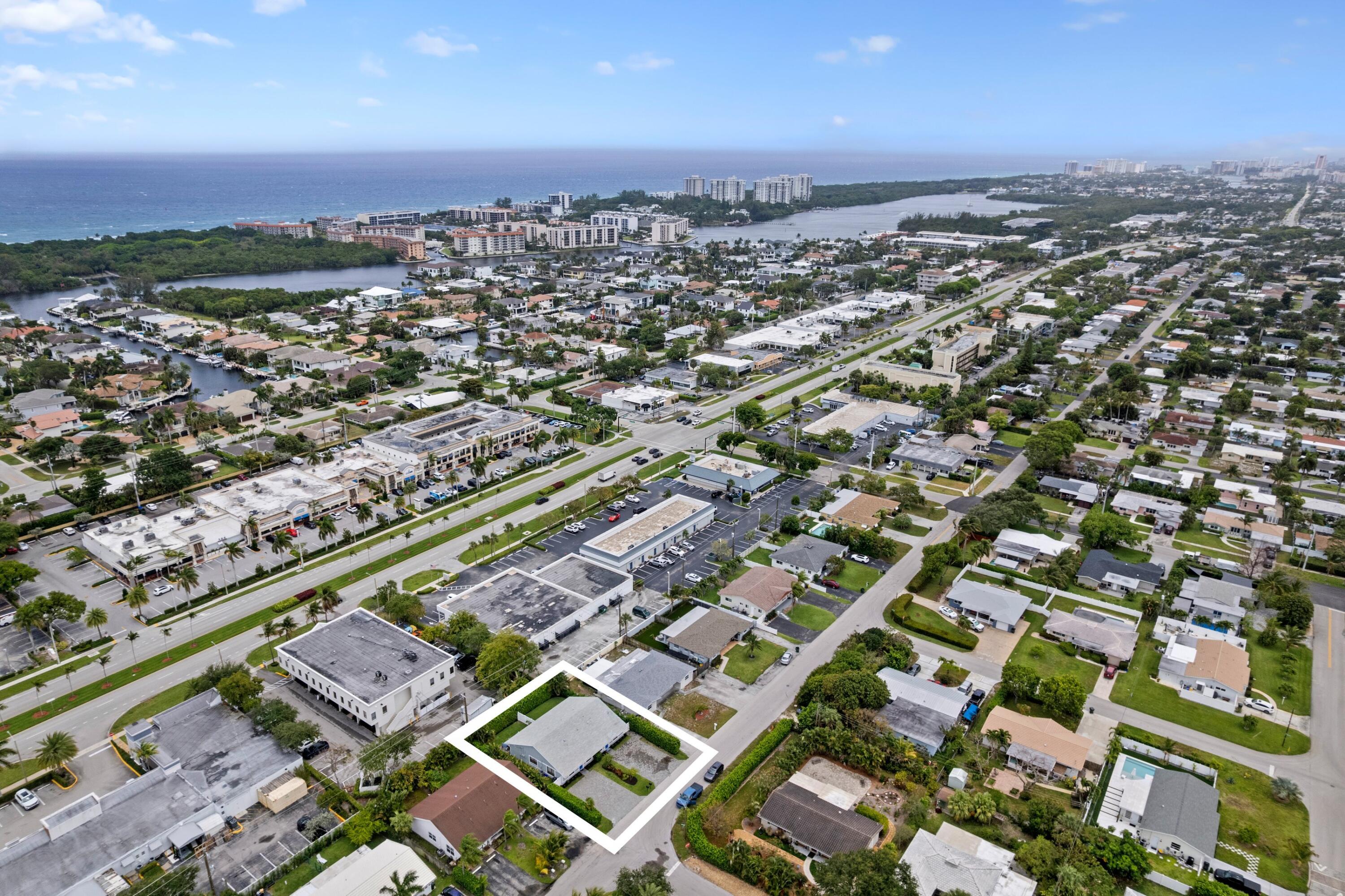 3370 Northeast 5th Drive Boca Raton, FL 33431 - Photo 30 of 45 Aerial Neighborhood View
