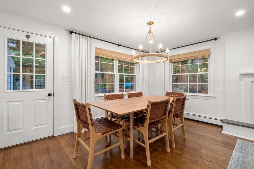 29 Martin Road Wellesley, MA 02481 - Photo 10 of 29 a view of a dining room with furniture window and wooden floor