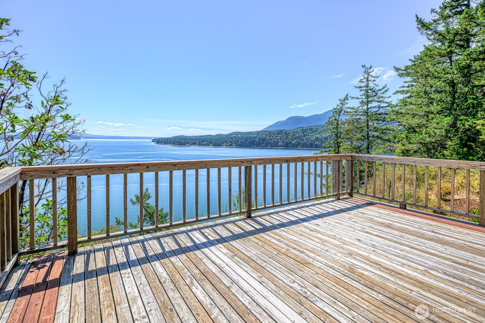241 Gustavson Road Quilcene, WA 98376 - Photo 27 of 32 a view of wooden balcony with outdoor space