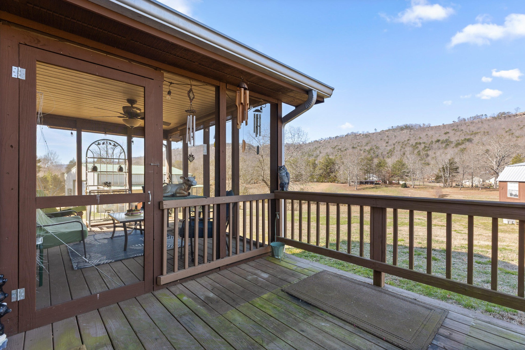 3382 Back Valley Road Trenton, GA 30752 - Photo 29 of 45 a view of balcony with wooden floor