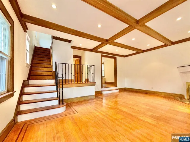 a view of an indoor swimming pool