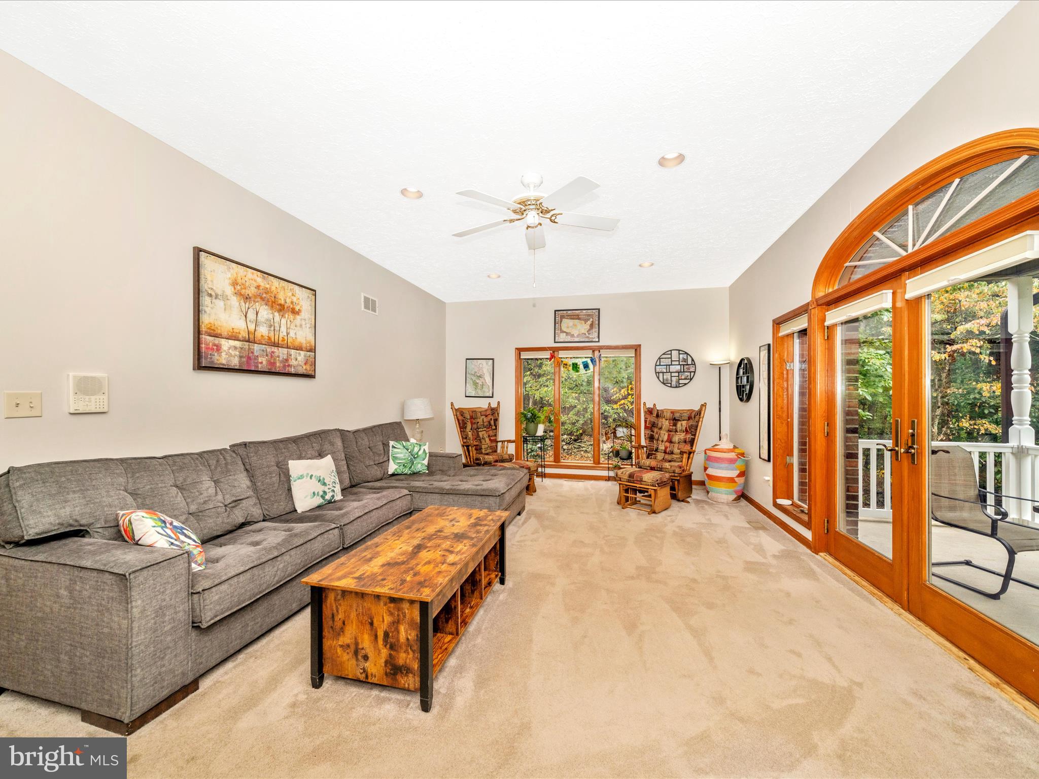 17879 Harbaugh Valley Road Sabillasville, MD 21780 - Photo 20 of 64 a living room with furniture and large windows