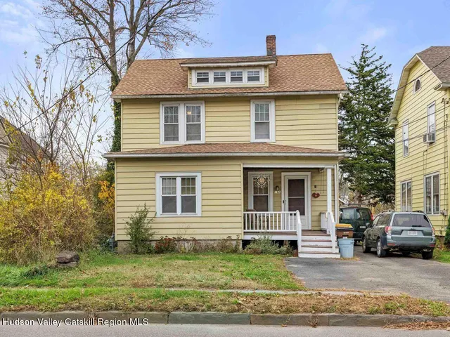 a view of a house with a patio